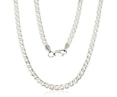 Sidabrinė grandinėlė Crandmother 3.1 mm , briaunų apdirbimas deimantu - 55 - 10 g. - 3.1 mm.