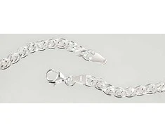 Sidabrinė grandinėlė Crandmother 4,9 mm , briaunų apdirbimas deimantu - 55 - 4,9 mm. - 17.6 g.