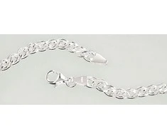 Sidabrinė grandinėlė Crandmother 4,9 mm , briaunų apdirbimas deimantu - 50 - 4,9 mm. - 15.8 g.