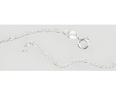 Sidabrinė grandinėlė Figaro 1,8 mm , briaunų apdirbimas deimantu - 3.5 g. - 55 - 1,8 mm.