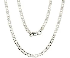 Sidabrinė grandinėlė Marina 3 mm , briaunų apdirbimas deimantu - 3 mm. - 60 - 9.8 g.