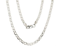 Sidabrinė grandinėlė Marina 3 mm , briaunų apdirbimas deimantu - 3 mm. - 55 - 8.8 g.