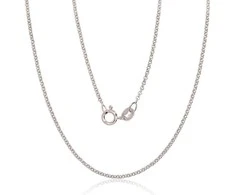 Sidabrinė grandinėlė Rollo 1 mm - 2.4 g. - 1 mm. - 45