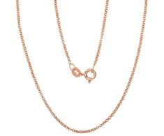 Sidabrinė grandinėlė Rollo 1 mm - 2.6 g. - 1 mm. - 50