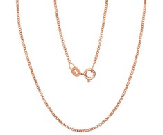 Sidabrinė grandinėlė Rollo 1 mm - 2.6 g. - 1 mm. - 50