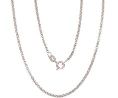 Sidabrinė grandinėlė Rollo 2 mm - 5.3 g. - 2 mm. - 50