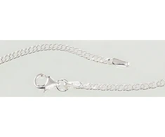 Sidabrinė grandinėlė Rombo 2 mm , briaunų apdirbimas deimantu - 2 mm. - 3.6 g. - 50