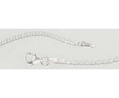Sidabrinė grandinėlė Rombo 2 mm , briaunų apdirbimas deimantu - 2 mm. - 5 g. - 70