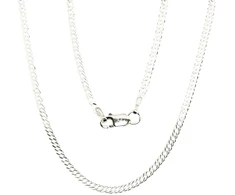 Sidabrinė grandinėlė Rombo 2 mm , briaunų apdirbimas deimantu - 2 mm. - 60 - 4.4 g.