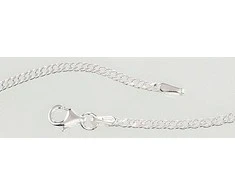 Sidabrinė grandinėlė Rombo 2 mm , briaunų apdirbimas deimantu - 2 mm. - 55 - 4 g.