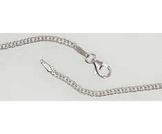 Sidabrinė grandinėlė Rombo 2 mm , briaunų apdirbimas deimantu - 4.2 g. - 2 mm. - 55