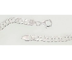 Sidabrinė grandinėlė Rombo 5.5 mm , briaunų apdirbimas deimantu - 55 - 5.5 mm. - 23.1 g.