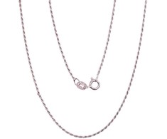 Sidabrinė grandinėlė Rope 1,1 mm - 2.2 g. - 45 - 1,1 mm.