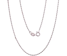 Sidabrinė grandinėlė Rope 1,1 mm - 2.2 g. - 40 - 1,1 mm.