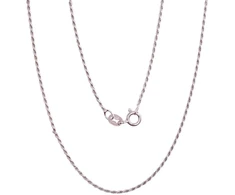 Sidabrinė grandinėlė Rope 1,1 mm - 2.4 g. - 45 - 1,1 mm.