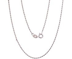 Sidabrinė grandinėlė Rope 1,1 mm - 2.4 g. - 45 - 1,1 mm.