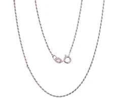 Sidabrinė grandinėlė Rope 1,1 mm - 2.5 g. - 47 - 1,1 mm.