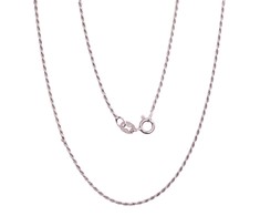 Sidabrinė grandinėlė Rope 1,1 mm - 2.7 g. - 50 - 1,1 mm.