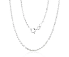 Sidabrinė grandinėlė Rope 2 mm - 2 mm. - 45 - 5.8 g.