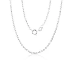 Sidabrinė grandinėlė Rope 2 mm - 2 mm. - 50 - 6.2 g.