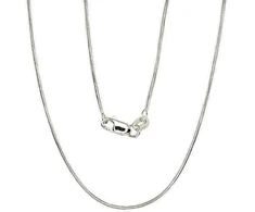Sidabrinė grandinėlė Snake 1 mm - 1 mm. - 45 - 4.4 g.