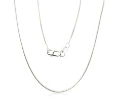 Sidabrinė grandinėlė Snake 1 mm - 1 mm. - 50 - 4.4 g.