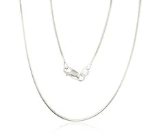 Sidabrinė grandinėlė Snake 1.1 mm - 50 - 1.1 mm. - 5.5 g.