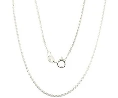 Sidabrinė grandinėlė Spiga 1,1 mm - 42 - 2.8 g. - 1,1 mm.