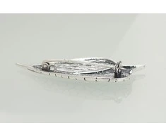 Sidabrinė sagė - 6.5 g. - 47 mm.