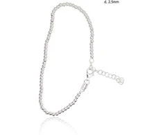 Sidabrinės apyrankės - 2.5 mm. - 17 - 3.5 g.