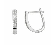 Sidabriniai auskarai anglišku užsegimu, Metalas: Sidabras, Praba: 925°, - 16 - 2,93