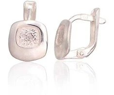 Sidabriniai auskarai anglišku užsegimu, Metalas: Sidabras, Praba: 925°, - 1.9 g. - 9 mm.