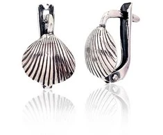 Sidabriniai auskarai anglišku užsegimu, Metalas: Sidabras, Praba: 925°, - 1.9 g. - 12 mm.