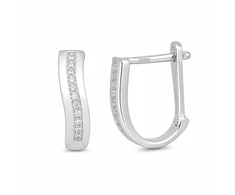 Sidabriniai auskarai anglišku užsegimu, Metalas: Sidabras, Praba: 925°, - 15 - 2,66