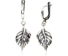 Sidabriniai auskarai anglišku užsegimu, Metalas: Sidabras, Praba: 925°, - 37 mm. - 4.4 g.