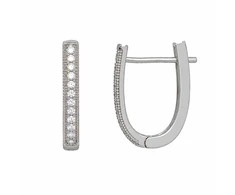Sidabriniai auskarai anglišku užsegimu, Metalas: Sidabras, Praba: 925°, - 20 - 3,45
