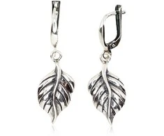 Sidabriniai auskarai anglišku užsegimu, Metalas: Sidabras, Praba: 925°, - 37 mm. - 4.4 g.