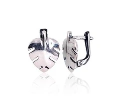 Sidabriniai auskarai anglišku užsegimu, Metalas: Sidabras, Praba: 925°, - 3.2 g. - 16 mm.