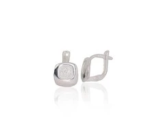 Sidabriniai auskarai anglišku užsegimu, Metalas: Sidabras, Praba: 925°, - 1.9 g. - 9 mm.