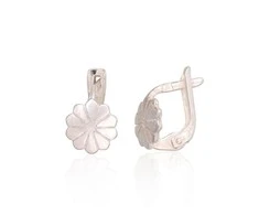 Sidabriniai auskarai anglišku užsegimu, Metalas: Sidabras, Praba: 925°, - 1.4 g. - 10 mm.