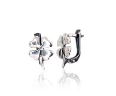 Sidabriniai auskarai anglišku užsegimu, Metalas: Sidabras, Praba: 925°, - 2.2 g. - 13 mm.