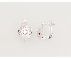 Sidabriniai auskarai anglišku užsegimu, Metalas: Sidabras, Praba: 925°, - 1.4 g. - 11 mm.
