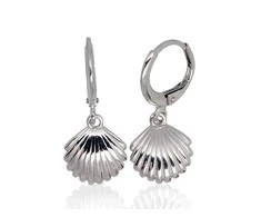 Sidabriniai auskarai anglišku užsegimu, Metalas: Sidabras, Praba: 925°, - 3.2 g. - 25 mm.