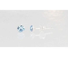 Sidabriniai auskarai –pusetai - 0.4 g. - 4 mm.