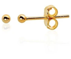 Sidabriniai auskarai –pusetai - 0.4 g. - 2.1 mm.