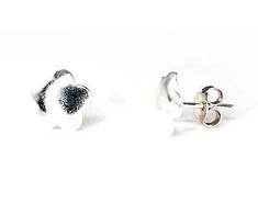 Sidabriniai auskarai Vinukai, Praba: 925°, Metalas: Sidabras - 0.6 g. - 7 mm.