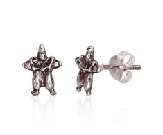 Sidabriniai auskarai Vinukai, Praba: 925°, Metalas: Sidabras - 0.6 g. - 8.5 mm.