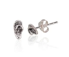 Sidabriniai auskarai Vinukai, Praba: 925°, Metalas: Sidabras - 0.6 g. - 8 mm.