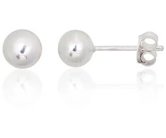 Sidabriniai auskarai –pusetai - 0.9 g. - 6 mm.