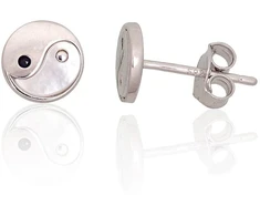 Sidabriniai auskarai –pusetai - 0.9 g. - 7.5 mm.